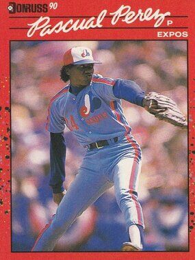 Pascual Perez - Donruss '90 MLB Baseball Card